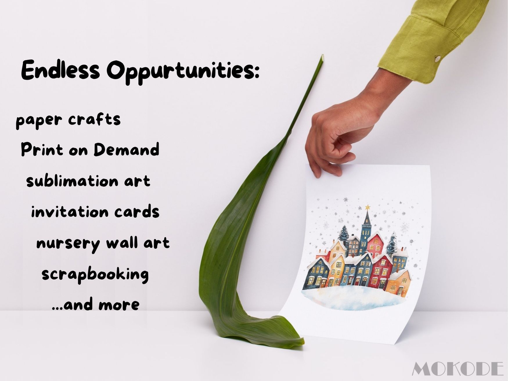 Watercolor Christmas City Clipart 31 Png, Festive Spirit, Winter House Landscape, Snowy Village Building Commercial Use, Digital Download - Image 5