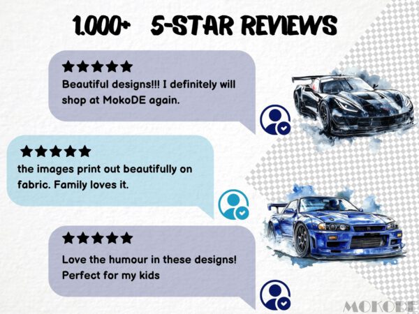 Cool Cars Watercolor Clipart 37 Png, Racecar Graphics, Supercar Racing Tshirt Design Commercial Use, Boy Gift, Instant Download Digital - Image 7