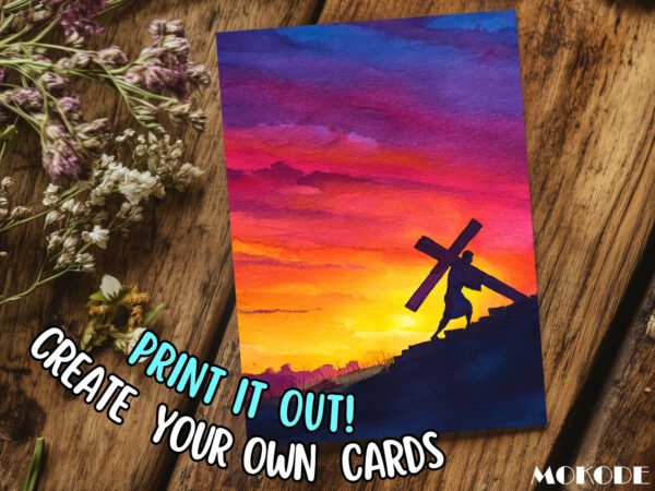 Bible Landscapes 98 Png, Watercolor Old and New Testament Jesus Christ, Bible Stories Christian Scenes, Clipart Religious Sunday School Art - Image 8